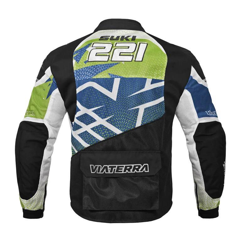 Viaterra Corbett Custom Color - Off Road Trail Riding Jacket - Green Blue