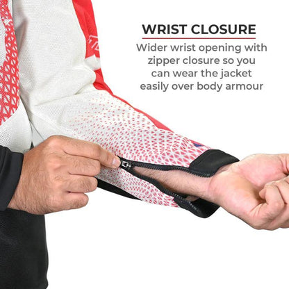 Viaterra Corbett Custom Color - Off Road Trail Riding Jacket - Red Blue