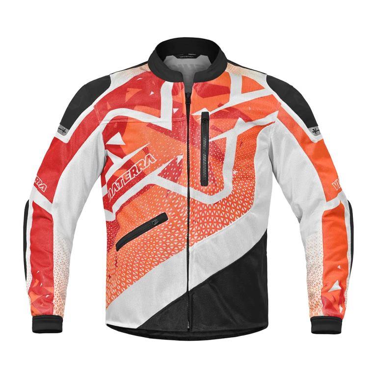 Viaterra Corbett Custom Color - Off Road Trail Riding Jacket - Red Orange