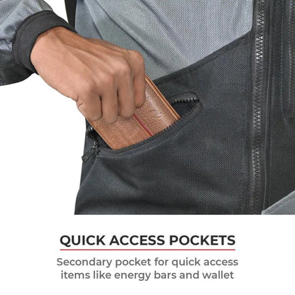 Viaterra Corbett Monochrome - Off Road Trail Riding Jacket - Dark Grey