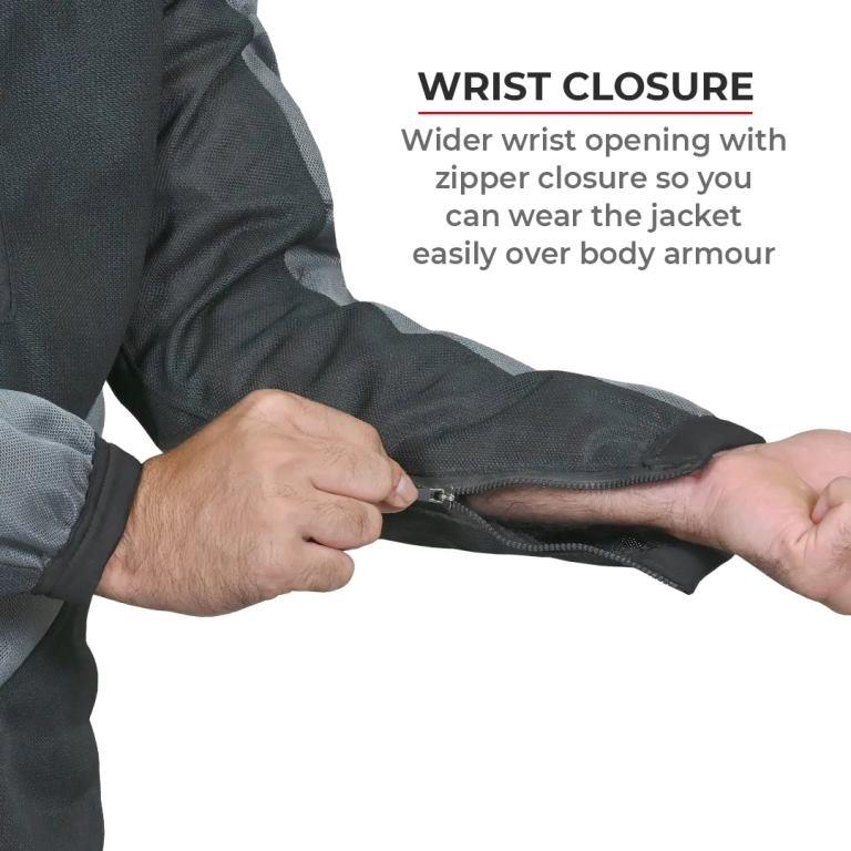 Viaterra Corbett Monochrome - Off Road Trail Riding Jacket - Dark Grey