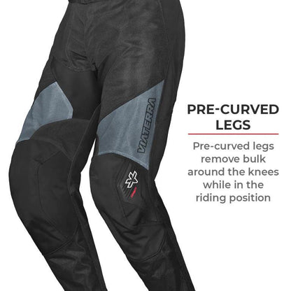 Viaterra Corbett Monochrome - Off Road Trail Riding Pants - Monochrome Dark Grey