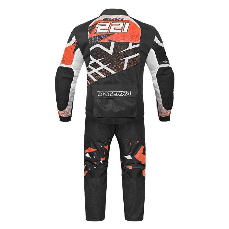 Viaterra Corbett Off-Road Suit - Black Orange