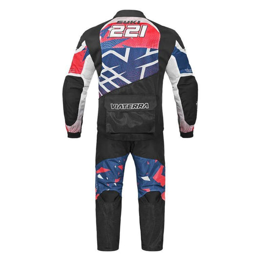 Viaterra Corbett Off-Road Suit - Red Blue