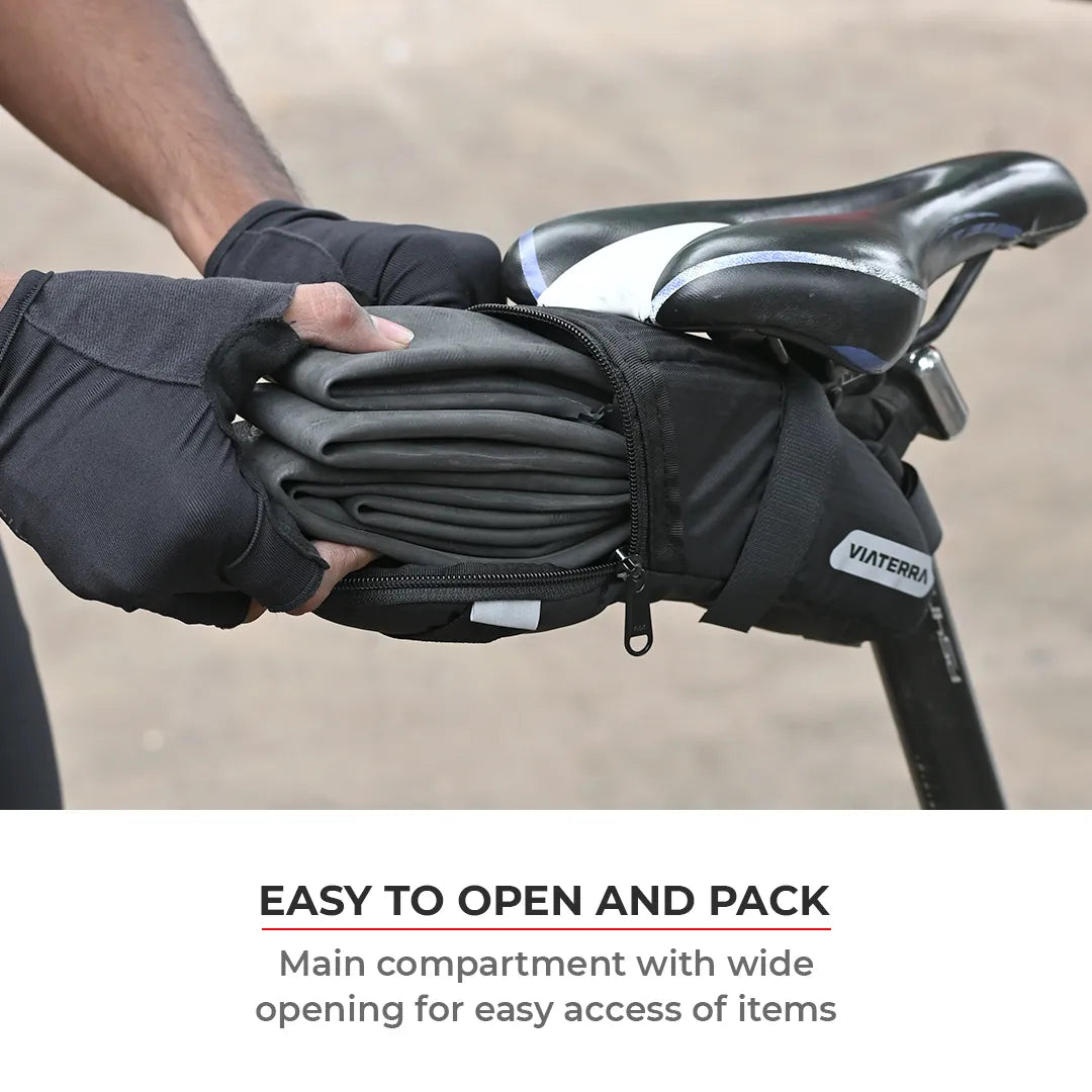 Viaterra-Cycling Saddle Bag (Grey)