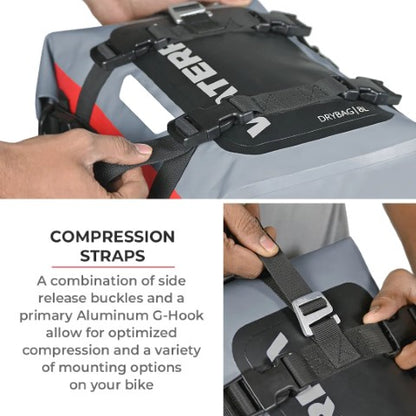 Viaterra Dry Bag 8L - 100% Waterproof Motorcycle Bag