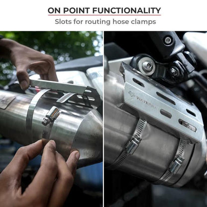 Viaterra End Can Heat Shield Silver