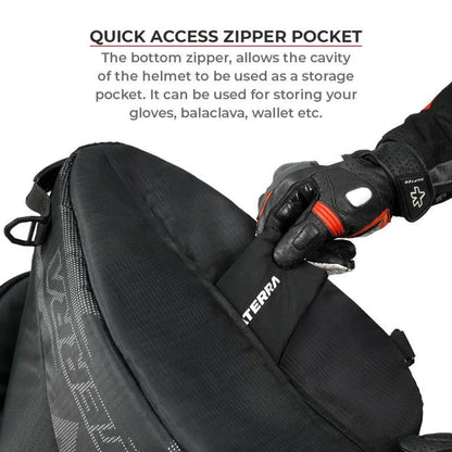 Viaterra Essentials Adv Helmet Bag - Black