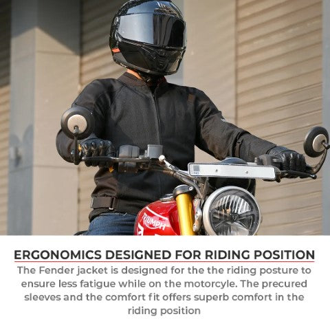 Viaterra Fender Urban Mesh Riding Jacket (with base layer) - Grey - Riders Junction