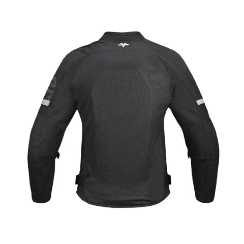 Viaterra Fender Urban Mesh Riding Jacket (with base layer) - Black - Riders Junction