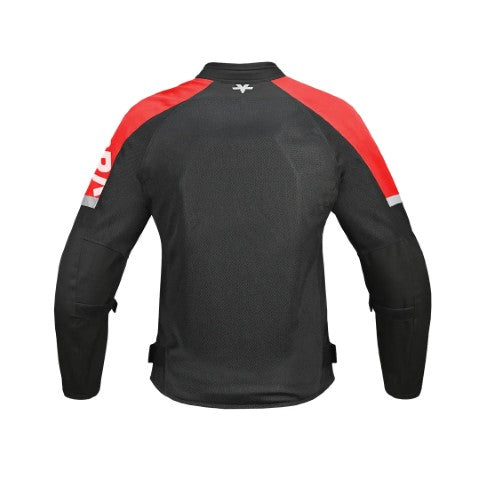 Viaterra Fender Urban Mesh Riding Jacket (with base layer) - Red - Riders Junction