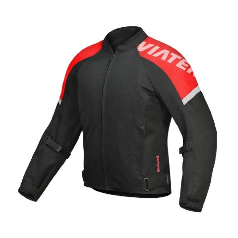 Viaterra Fender Mesh Urban Riding Jacket Red