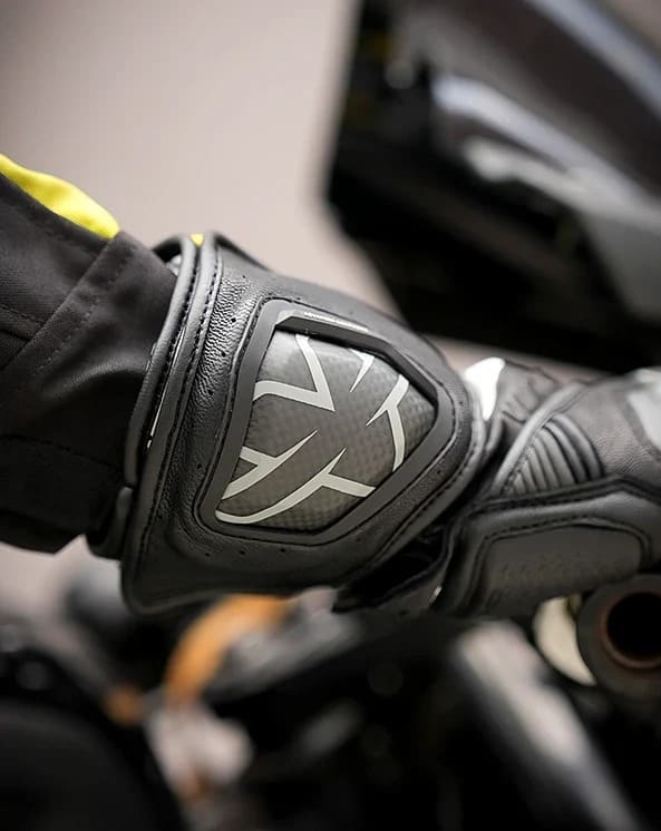 Viaterra Grid Mk3 – Full Gauntlet Riding Gloves - Yellow