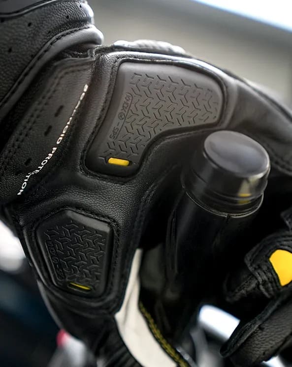 Viaterra Grid Mk3 – Full Gauntlet Riding Gloves - Yellow