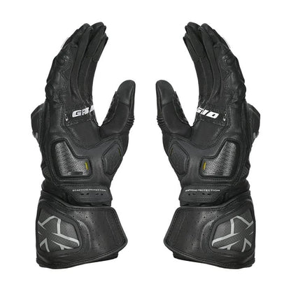 Viaterra Grid Mk3 – Full Gauntlet Riding Gloves - Black