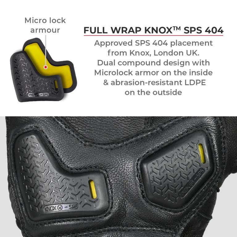 Viaterra Grid Mk3 – Full Gauntlet Riding Gloves - Yellow