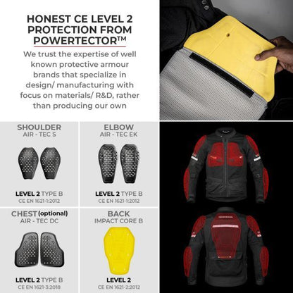 Viaterra Kruger Air Touring Jacket-Red