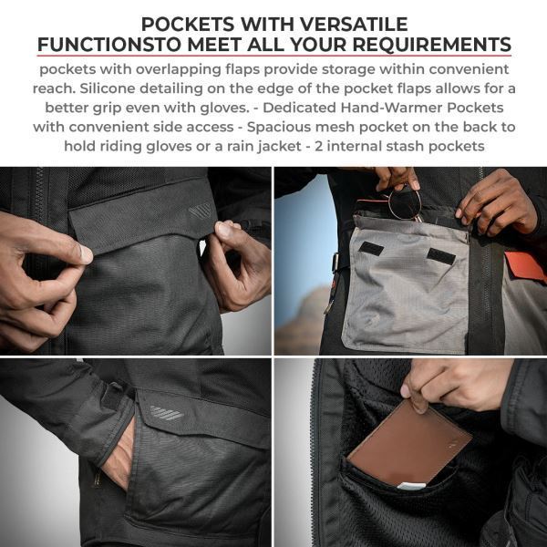 Viaterra Kruger Air Touring Jacket-Black