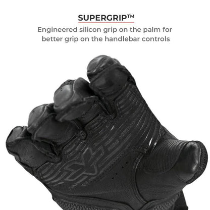 Viaterra Kruger – Motorcycle Touring Riding Gloves - Sky Blue