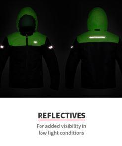 Viaterra M200 Rain Jacket – Pro (Black/Green)