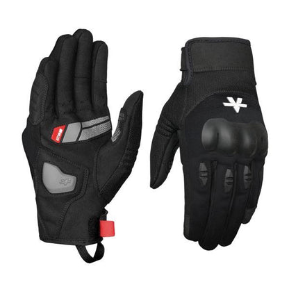 Viaterra Miller Urban Motorcycle Riding Gloves-Black