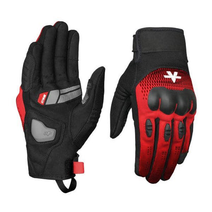 Viaterra Miller Urban Motorcycle Riding Gloves-Red