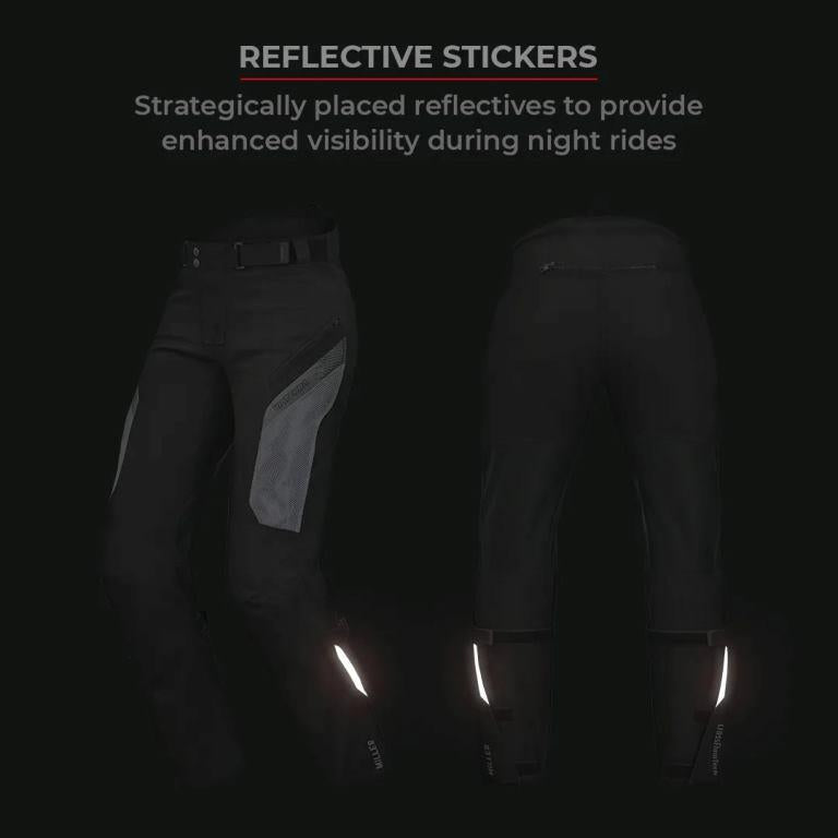 Viaterra Miller – Street Mesh Riding Pants With Liners - Black