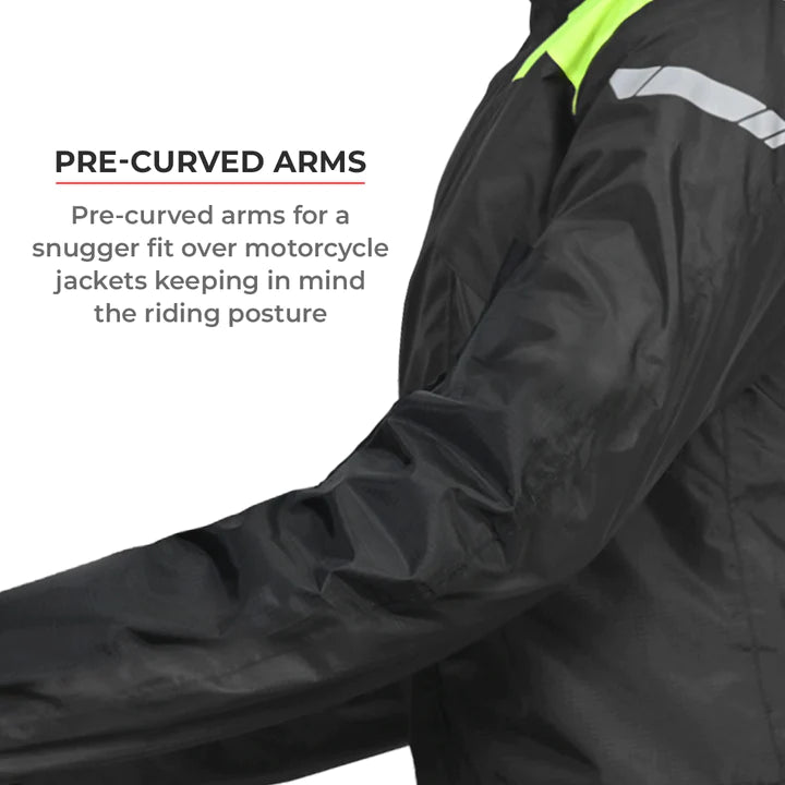 Viaterra P300 – Motorcycle Rain Jacket / Rain Coat for Riders