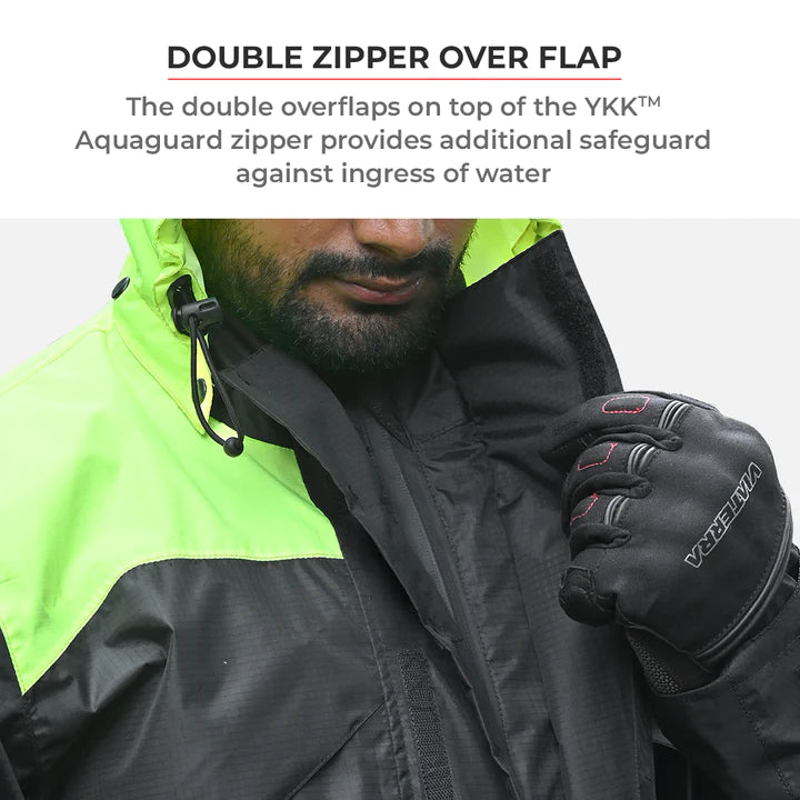 Viaterra P300 – Motorcycle Rain Jacket / Rain Coat for Riders