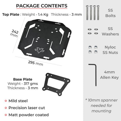 Viaterra Quick Mount Rear Rack - Royal Enfield Himalayan 2016-20
