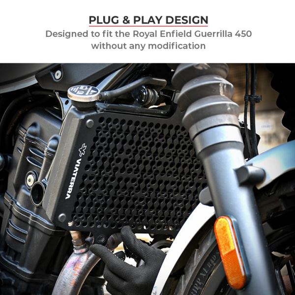 Viaterra Radiator Guard – Re Guerrilla 450