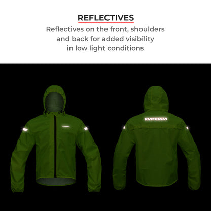 Viaterra B100 – Rain Jacket for Motorcycle Riding - Riders Junction