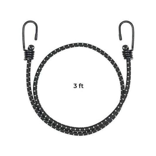 Viaterra-Reflective Bungee Cord Tie Down Rope 3 Feet
