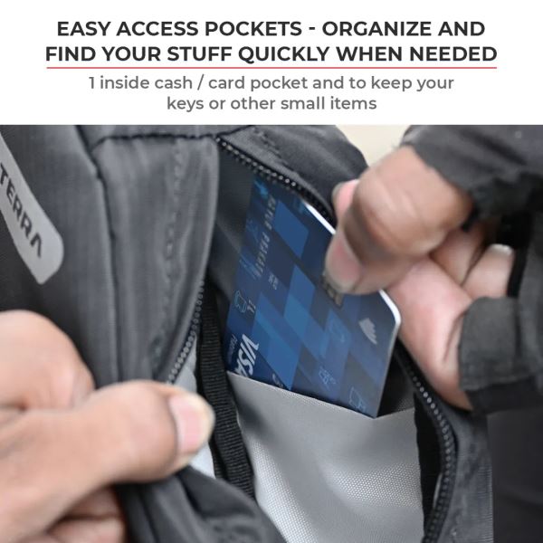 Viaterra-Seat Post Cycling Bag (Black)