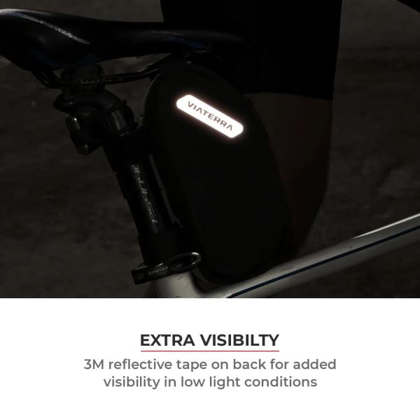 Viaterra-Seat Post Cycling Bag (Black)