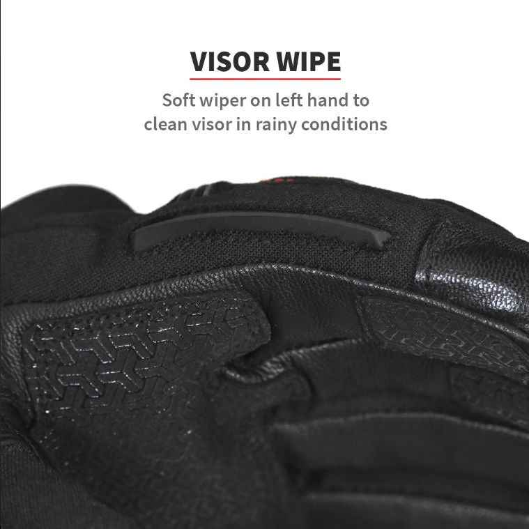 Tundra - Waterproof Winter Motorcycle Riding Gloves - Viaterra