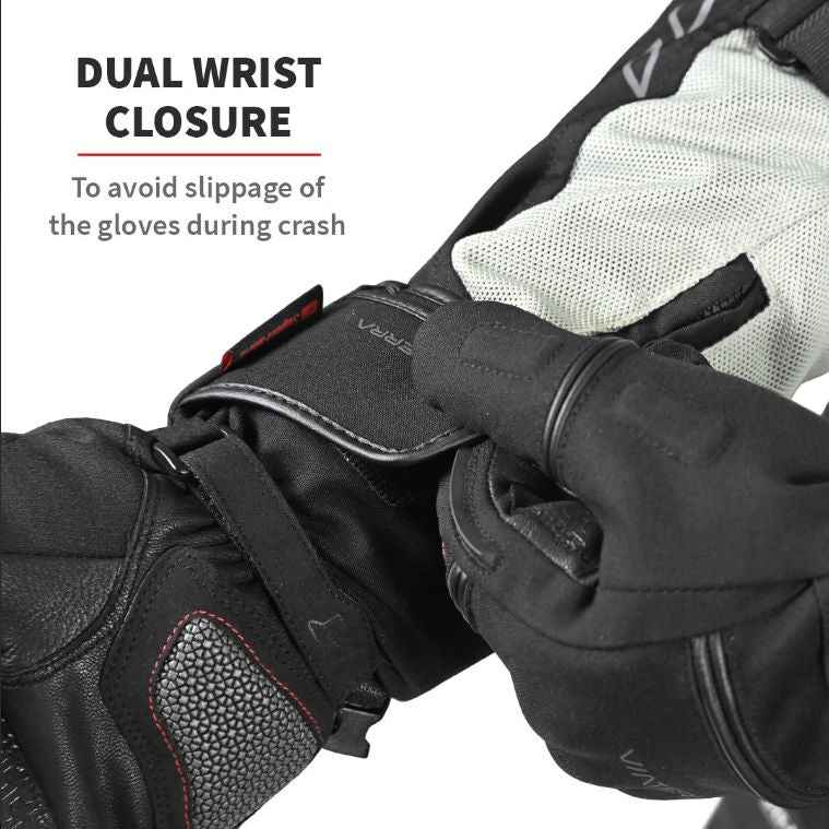 Tundra - Waterproof Winter Motorcycle Riding Gloves - Viaterra