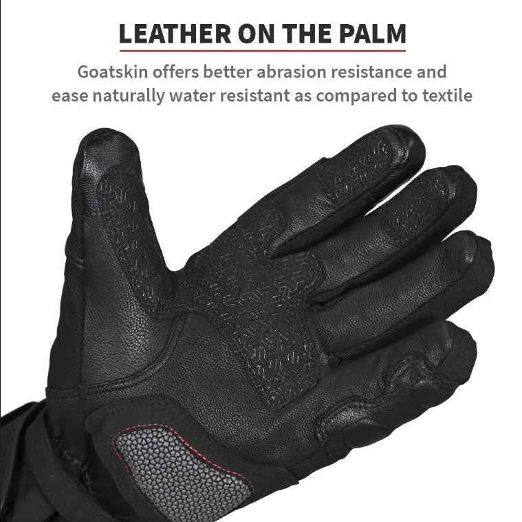 Tundra - Waterproof Winter Motorcycle Riding Gloves - Viaterra