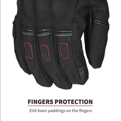 Tundra - Waterproof Winter Motorcycle Riding Gloves - Viaterra