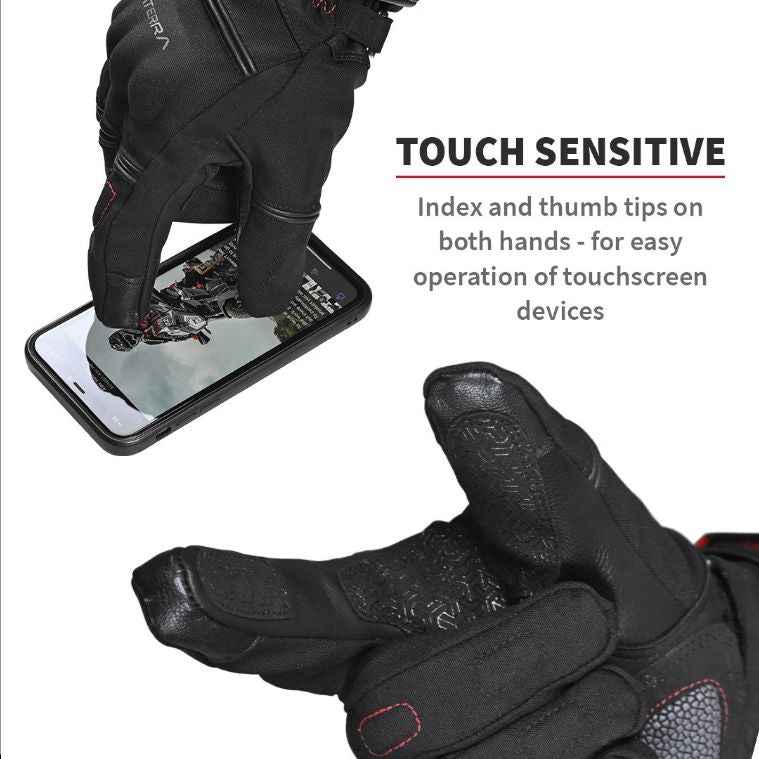 Tundra - Waterproof Winter Motorcycle Riding Gloves - Viaterra
