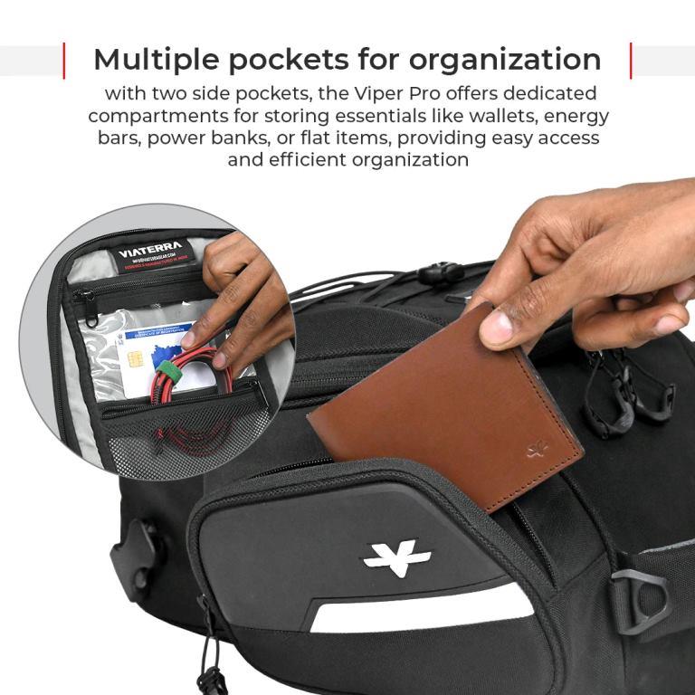 Viaterra Viper Pro Motorcycle Tank Bag Universal - Riders Junction