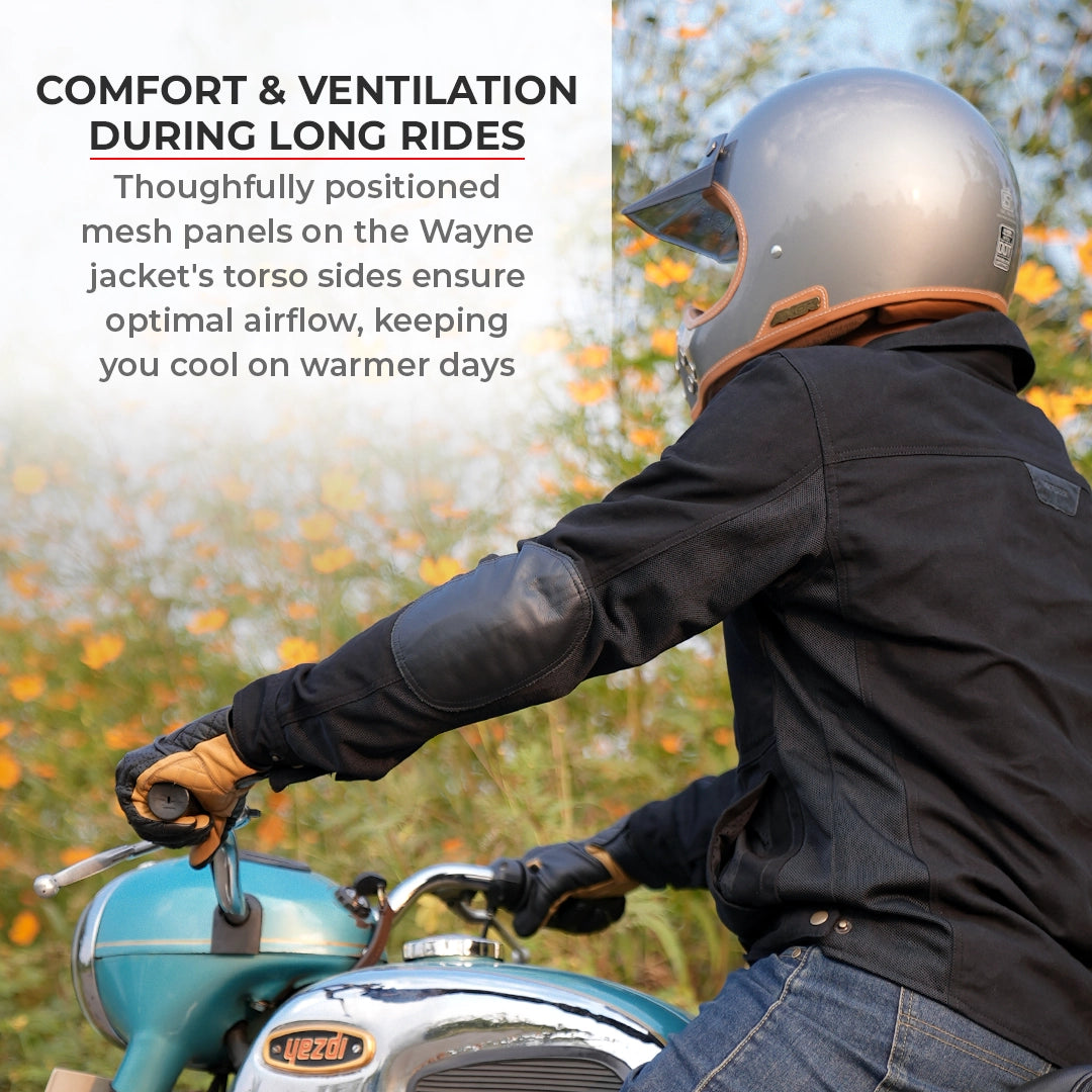 Viaterra Wayne – Urban Riding Jacket - Black