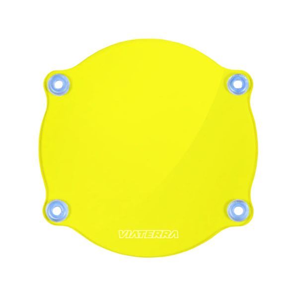 Viaterra Yellow Acrylic Headlight Guard Replacement Shield – Royal Enfield Himalayan (BS-6)