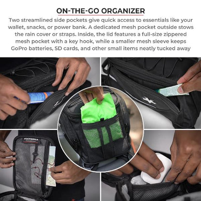 Viaterra Ace Universal Motorcycle Tank Bag (Strap Based)