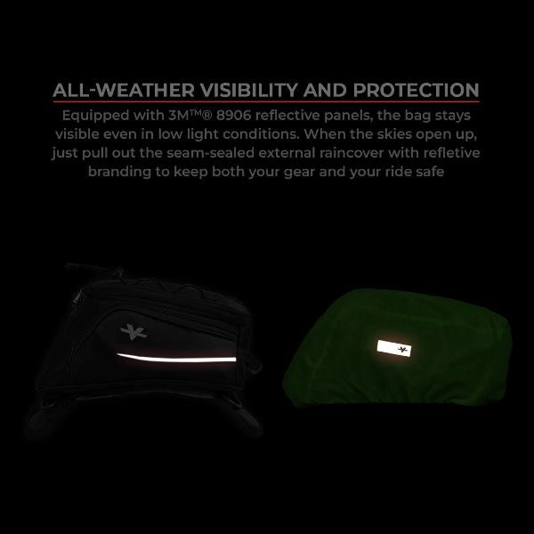 Viaterra Ace Universal Motorcycle Tank Bag (Strap Based)