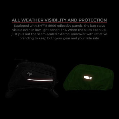 Viaterra Ace Universal Motorcycle Tank Bag (Strap Based)