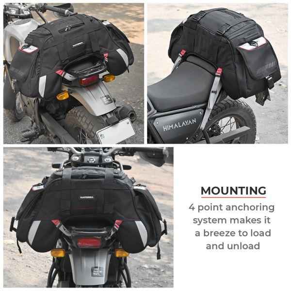 Viaterra Claw Mini Universal Motorcycle Tailbag (Black)