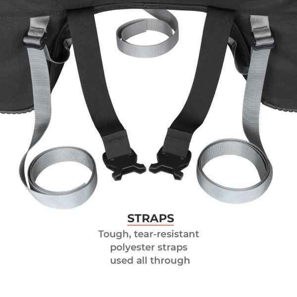 Viaterra Claw Mini Universal Motorcycle Tailbag (Black)