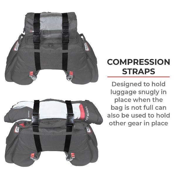 Viaterra Claw Universal Motorcycle Tailbag (Black)