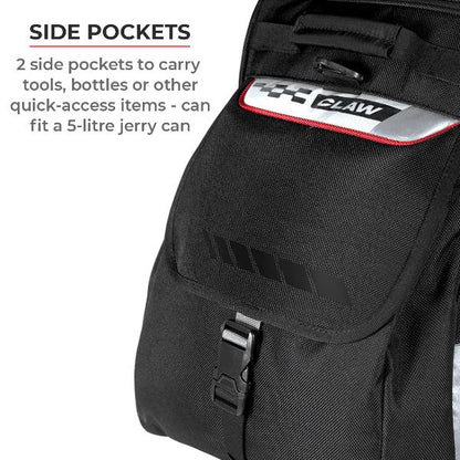 Viaterra Claw Universal Motorcycle Tailbag (Orange)